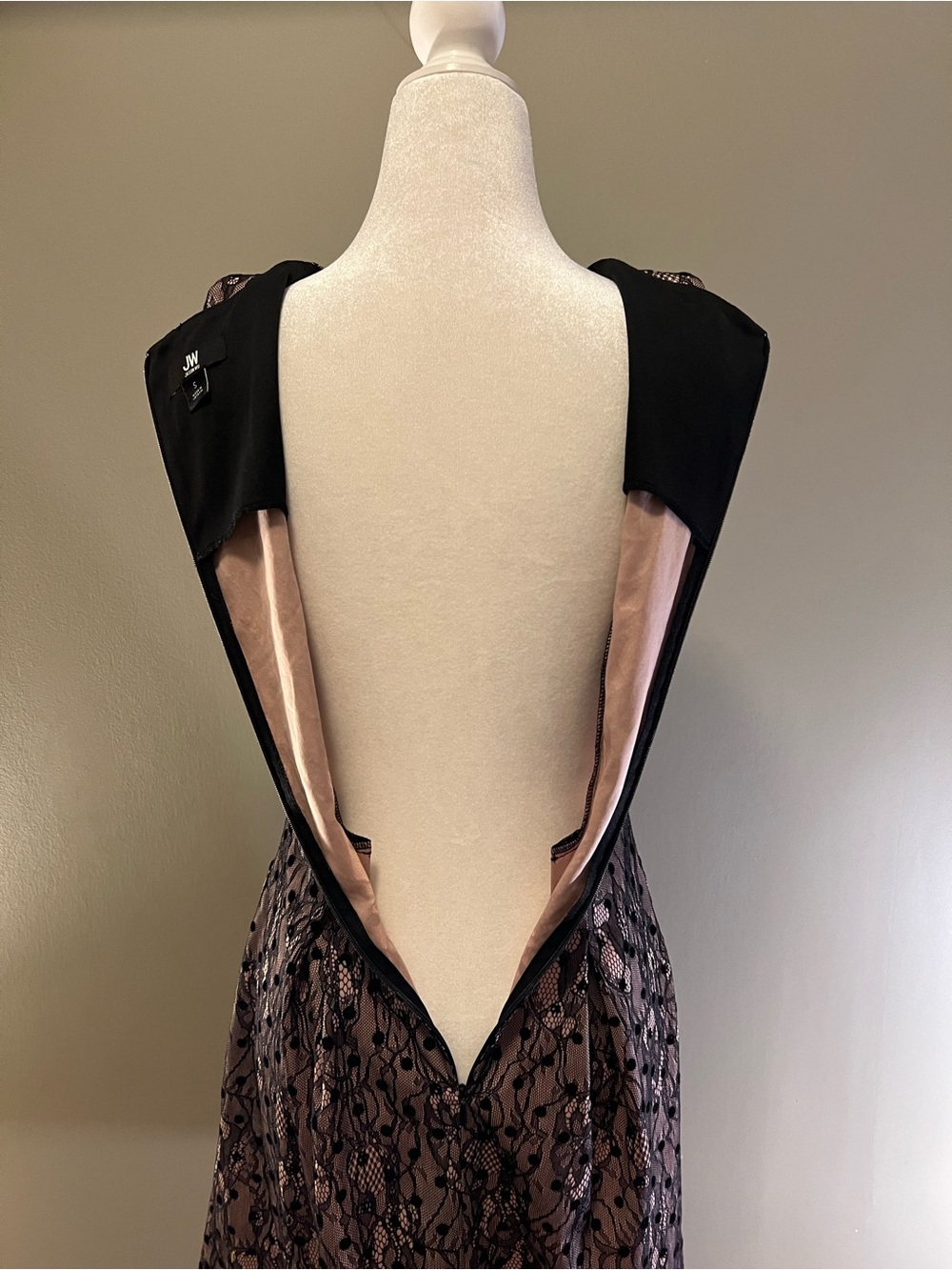 Jason Wu Mauve Lace Midi Dress: - Picture 9 of 9
